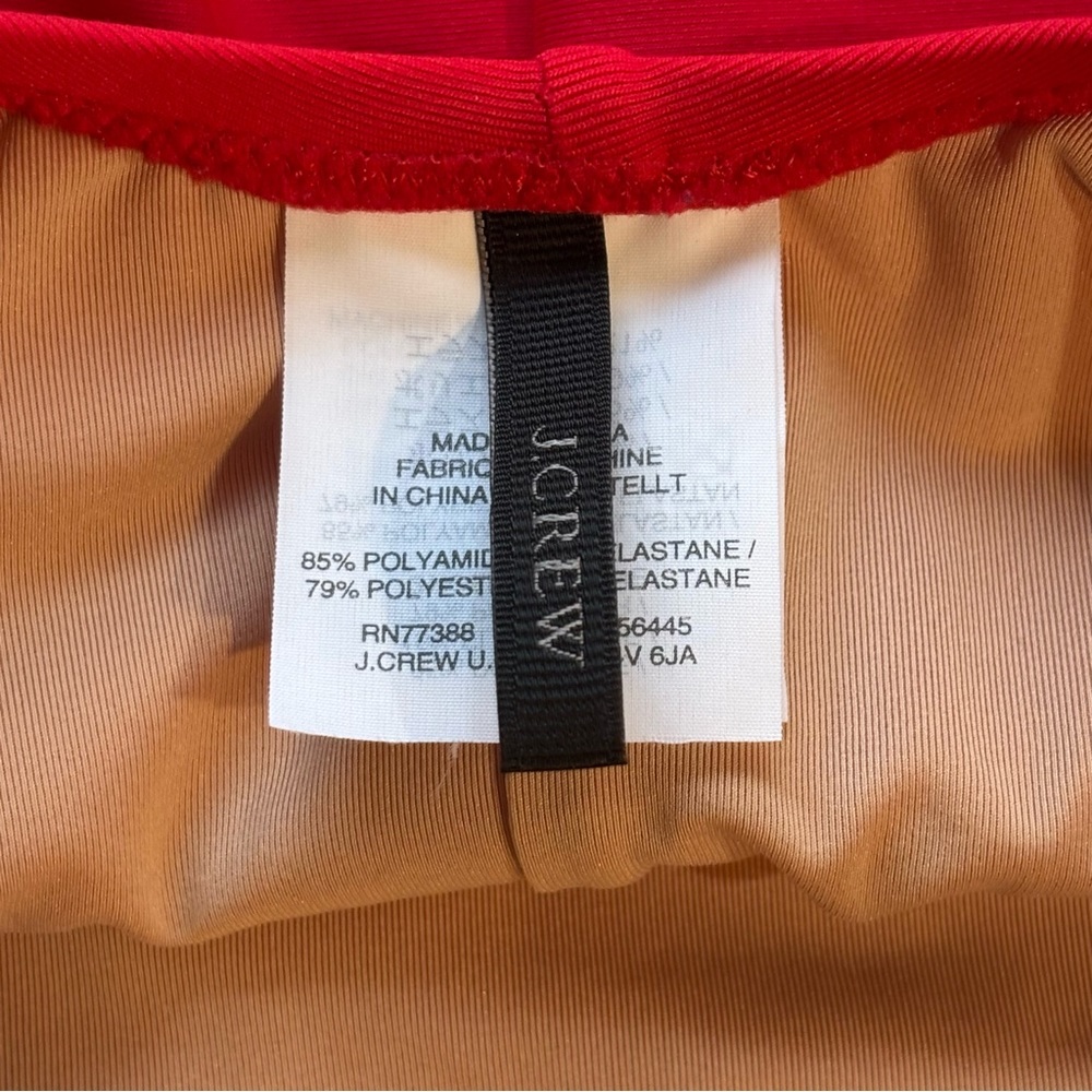✨Host Pick!✨ J. Crew Summer Fridays Red One Piece Swimsuit Size 6 EUC - Picture 8 of 9